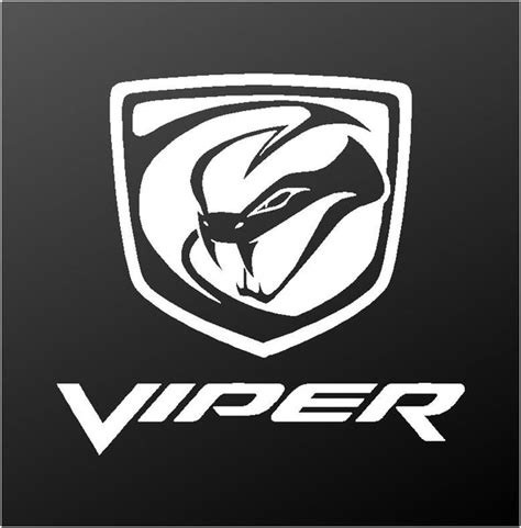 Dodge Viper Stryker Logo Vinyl Decal Car Window Body Sticker Kandy