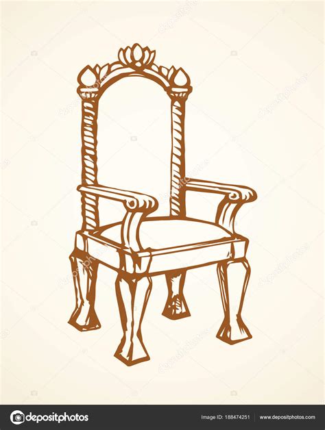 Throne Vector Drawing Stock Vector Image By ©marinka 188474251