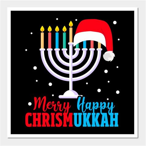 Merry Happy Chrismukkah Hanukkah By Ninetee Funny Hanukkah Merry