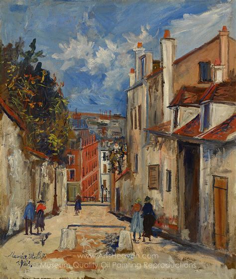 Maurice Utrillo Maison De Mimi Pinson Rue Du Mont Cenis Montmartre