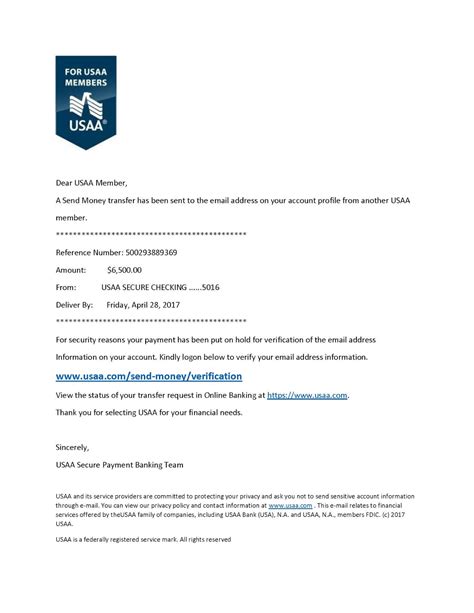 Susie And Security Usaa Members Beware Phishing Email About Money Transfer