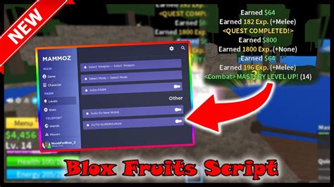 Blox Fruits Script OP AutoFarm Teleport ESP Devil Fruit INF
