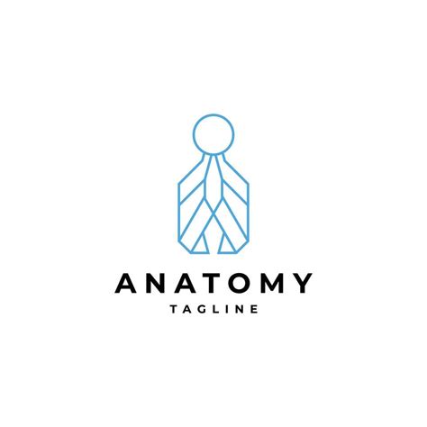 Human Body Anatomy Logo Design Vector Template 21309036 Vector Art At