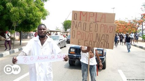 Luanda Centenas De Jovens Em Protesto Contra O Desemprego Dw 10122020