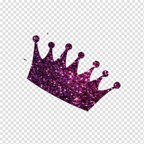 Purple Confetti Glitter Crown Tiara Pink Violet Magenta