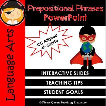 Total physical response (tpr) preposition activity. PREPOSITIONAL PHRASES PowerPoint CCSS Aligned 4th Grade Up ...