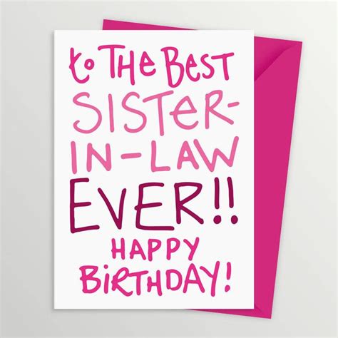 Not sure what birthday wishes to write in their card? 55+ Birthday Wishes for Sister in Law | Birthday wishes ...