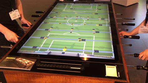 Interactive Digital Table Football On The Stand Of Lang Ag Youtube