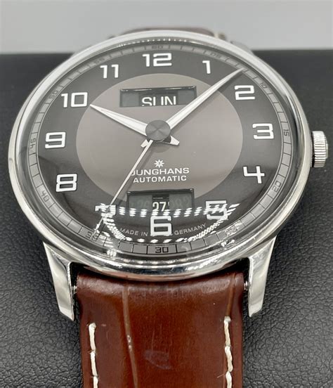 Junghans Meister Driver Day Date Swiss Automatic 385mm Anthracite