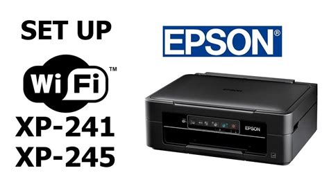 Epson Xp 241 Wps Wi Fi Setup Youtube