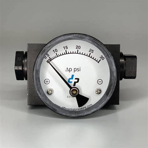 30psi Aluminum Pg Series Differential Pressure Gauge Differential