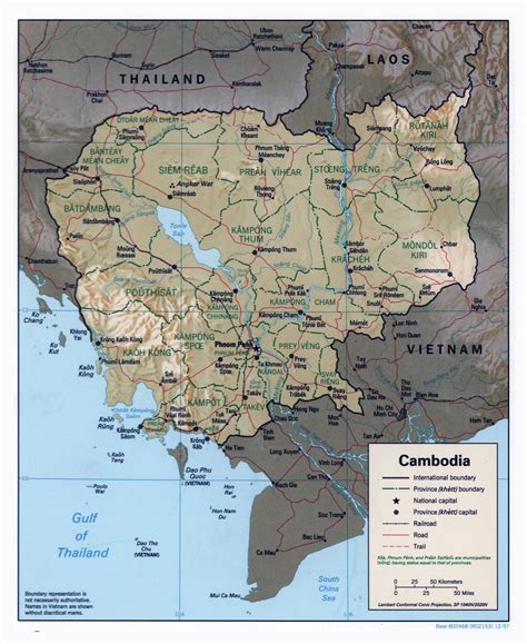 Political And Administrative Map Of Cambodia Maps Of Cambodia Maps Porn Sex Picture