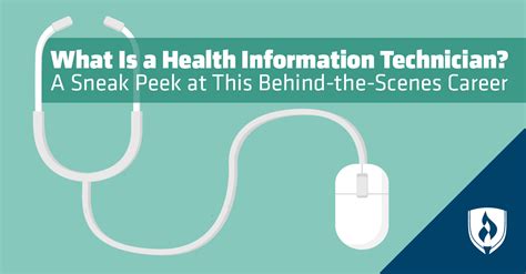 What Is A Health Information Technician A Sneak Peek At This Behind