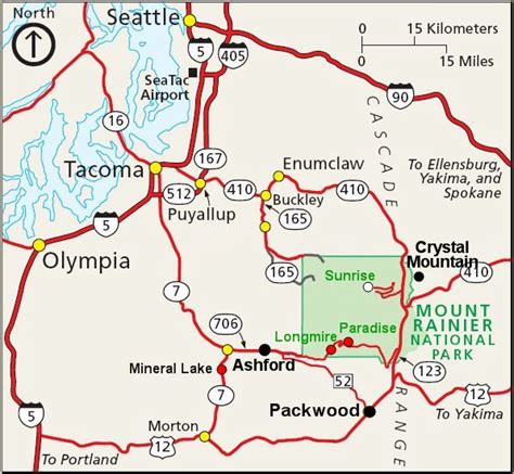 Mount Rainier Map