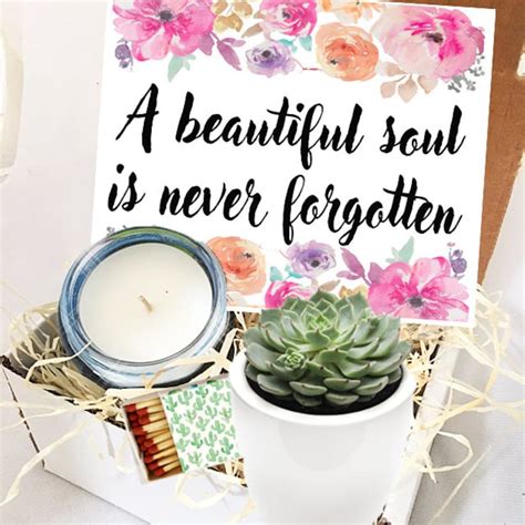 A Beautiful Soul Is Never Forgotten Succulent In Ceramic Etsy