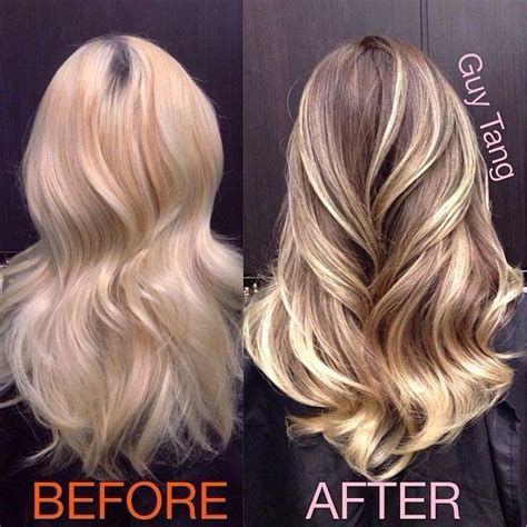 Celebrity hairstylist kristin ess tells all. .Look how much better low lights toning make this blonde ...
