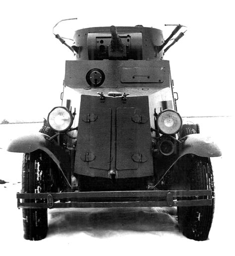 Ba 3 Soviet 6x4 Medium Armored Car After Modernization 1939 Armored