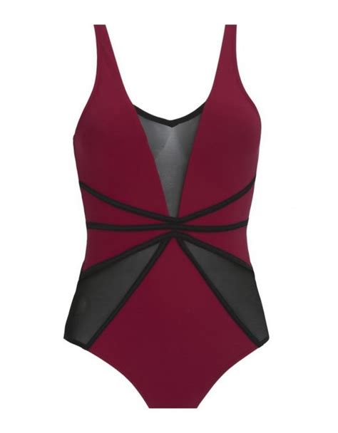 Red Lycra Swimsuit Diana By Moeva London Swimsuit Trends Swimsuits