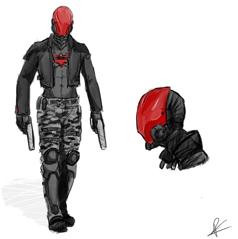 Arkham Red Hood Redesign By Littleredhairedrobin On Deviantart