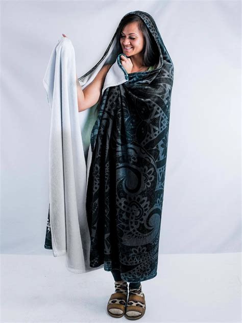 Ghost Mandala Hooded Blanket Electro Threads