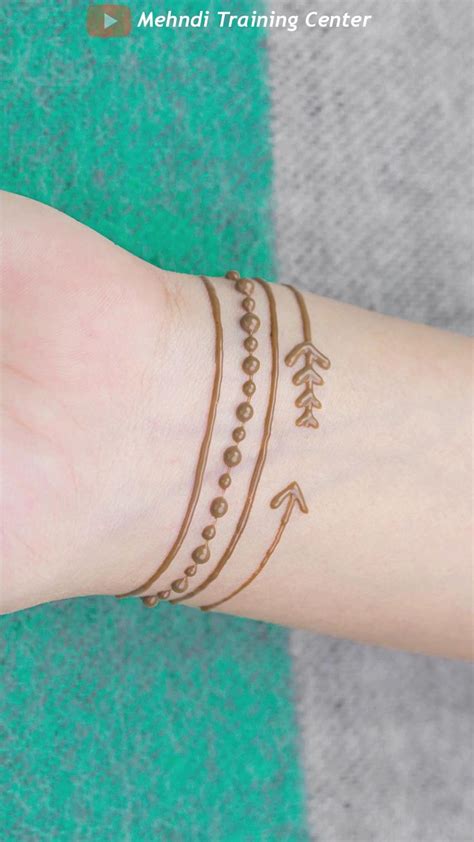 Beautiful Simple And Easy Stylish Bracelet Mehndi Designs Video