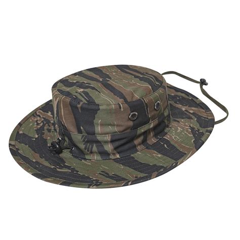 Basic Issue Adjustable Tiger Stripe Camo Boonie Hat