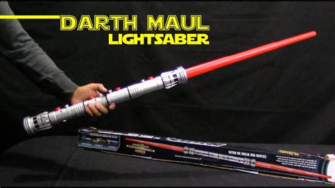Darth Maul Double Bladed Lightsaber Hasbro Star Wars Youtube