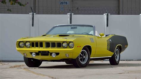 1971 Plymouth Cuda Convertible 1 Print Image Plymouth Muscle Cars
