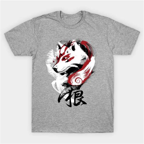 Okami Wolf By Jimiyo Wolf T Shirt Okami T Shirt