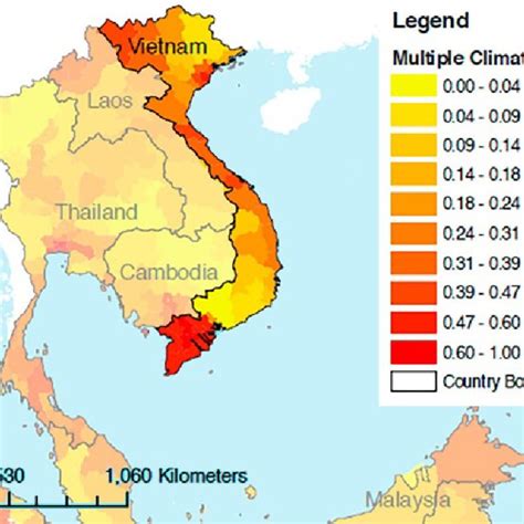 Vietnam Climate Hazard Index 4 Download Scientific Diagram