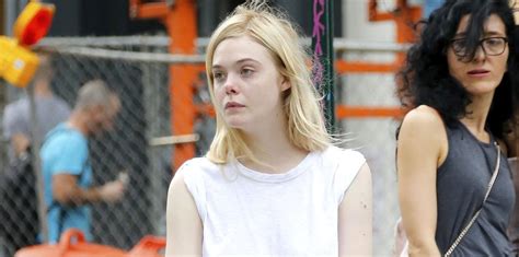 Elle Fanning Goes Braless In Soho — See The Pics
