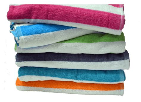 Wholesale | 27 X 54 Cabana Stripe Beach Towels In Assorted