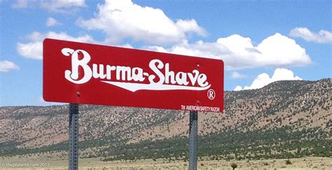 The Why Not 100 90 Brilliant Burma Shave Signs