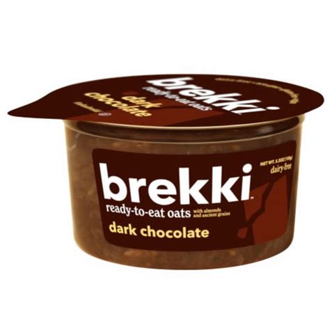 brekki dark chocolate overnight oats 5 3 oz kroger