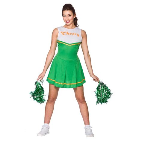 High School Cheerleader Green Carnival Store Gmbh