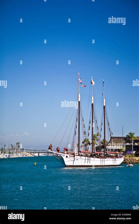 Tall Ship American Pride In Dana Point Harbor Ca Us This Three Masted