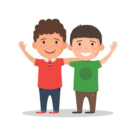 Two Friends Illustrations Royalty Free Vector Graphics And Clip Art Istock