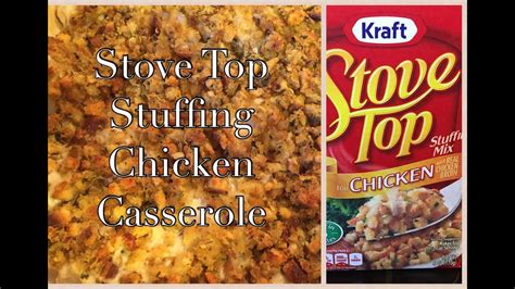 This article contains four easy recipes for dishes made with campbell's cream of chicken soup. Stove Top Stuffing Chicken Bake Casserole | Kraft ...