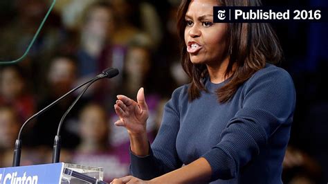 Voice Shaking Michelle Obama Calls Trump Comments On Women