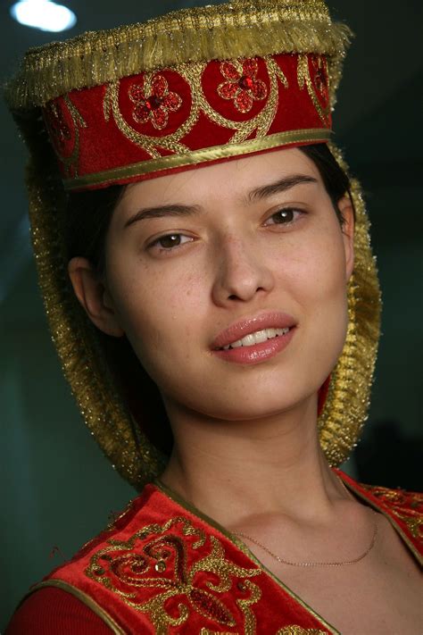 Kazakh National Womens Fashion Traditional Attire And Dresses