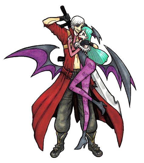 Dante And Morrigan By Mslckitty On Deviantart
