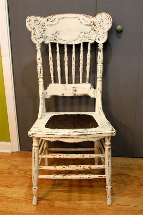 How to spray paint dining chairs refresh restyle. Sandy's Antique Dining Chair Repaint (With images ...