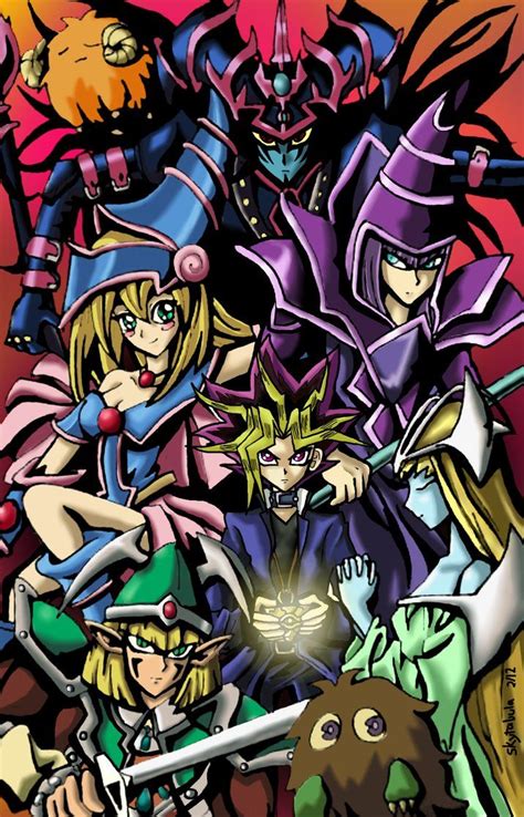 Yu Gi Oh Duel Monsters Colored By Skytabula Anime Art Manga Anime