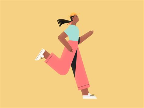 Running By Kristian Perrault Motion Design Animation