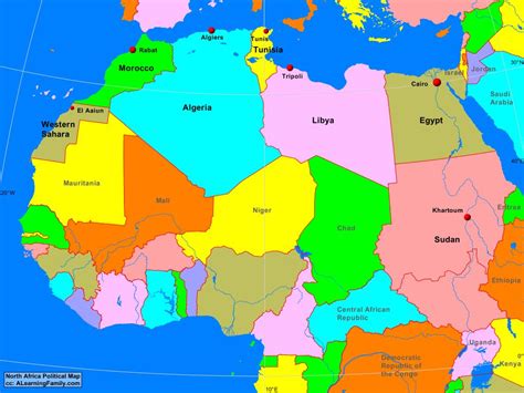 Show Me A Map Of Northern Africa