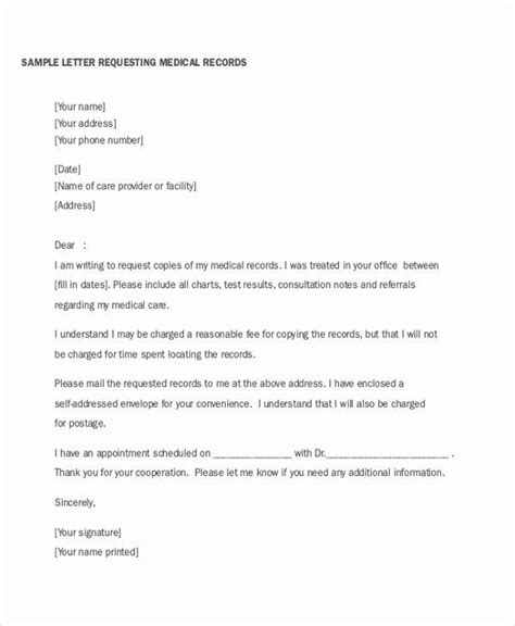 Medical Records Request Form Template Inspirational 7 Sample Medical