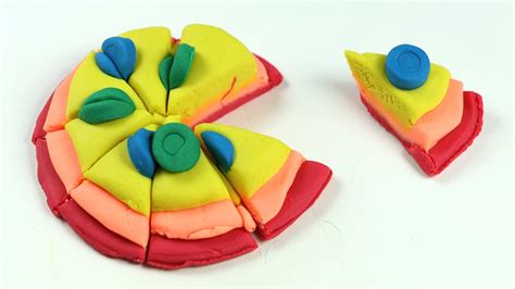 Play Doh Pizza How To Make Clay Pizza Step By Step Youtube