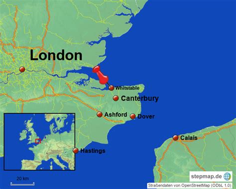 Landkarten download > landkarte vereinigtes königreich, irland. StepMap - England - Landkarte für Großbritannien