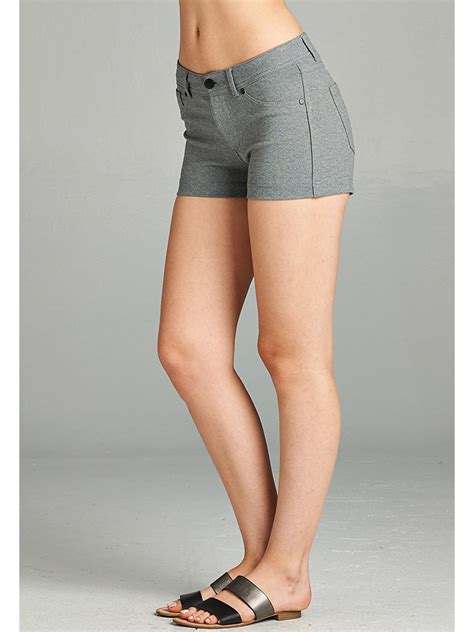 Essential Basic Women Classic Summer Casual Stretchy Low Rise Shorts