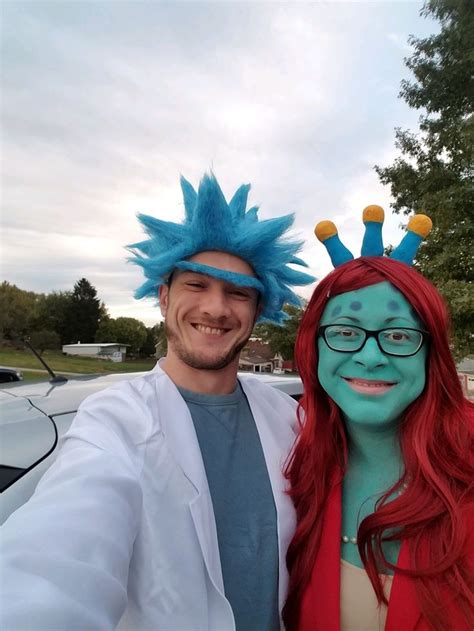 Rick And Unity Cosplay From Rick And Morty Cosplay Rick And Morty